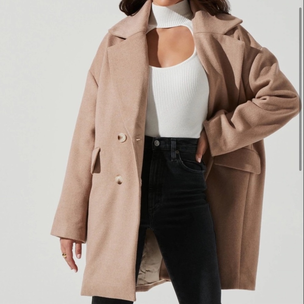 ASTR Oversized Rhea Wool-Blend Coat
